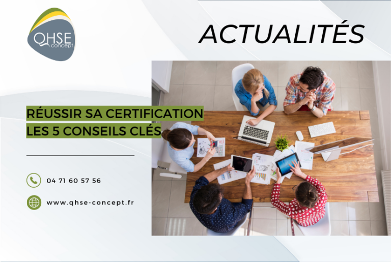 Réussir sa certification - QHSE Concept