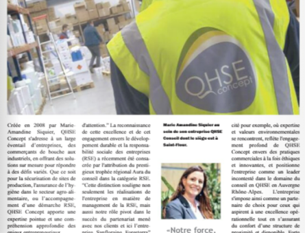 QHSE Concept dans Cantal Eco